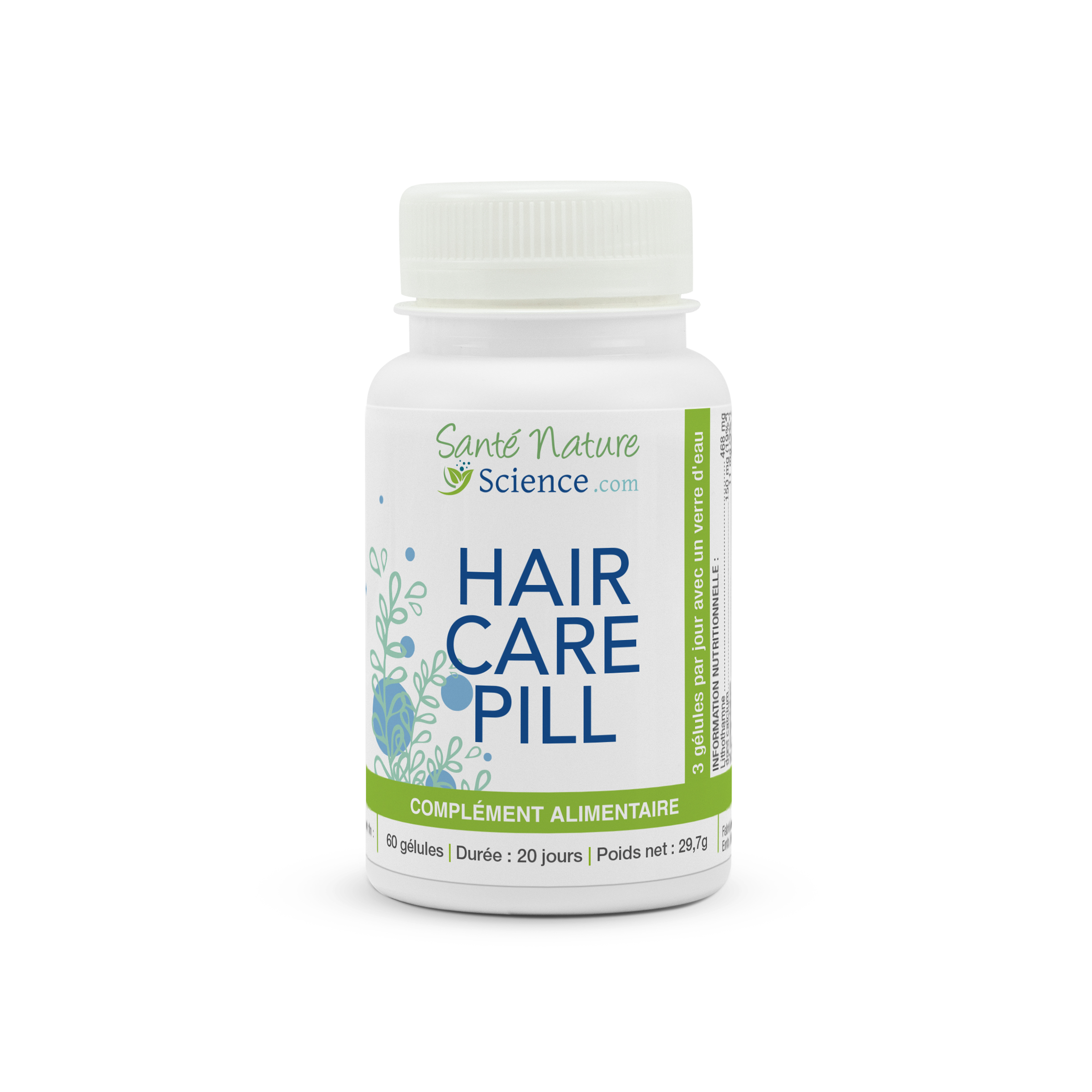 Hair-care-pill complément alimentaire chute-de-cheveux | Sante-nature-science.com